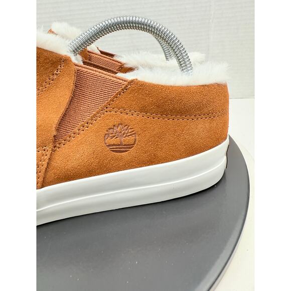 Timberland Skyla Bay Cozy 2.0 Womens Size 9.5 Bootie Fur Lined Brown Ankle Boot - Picture 2 of 11